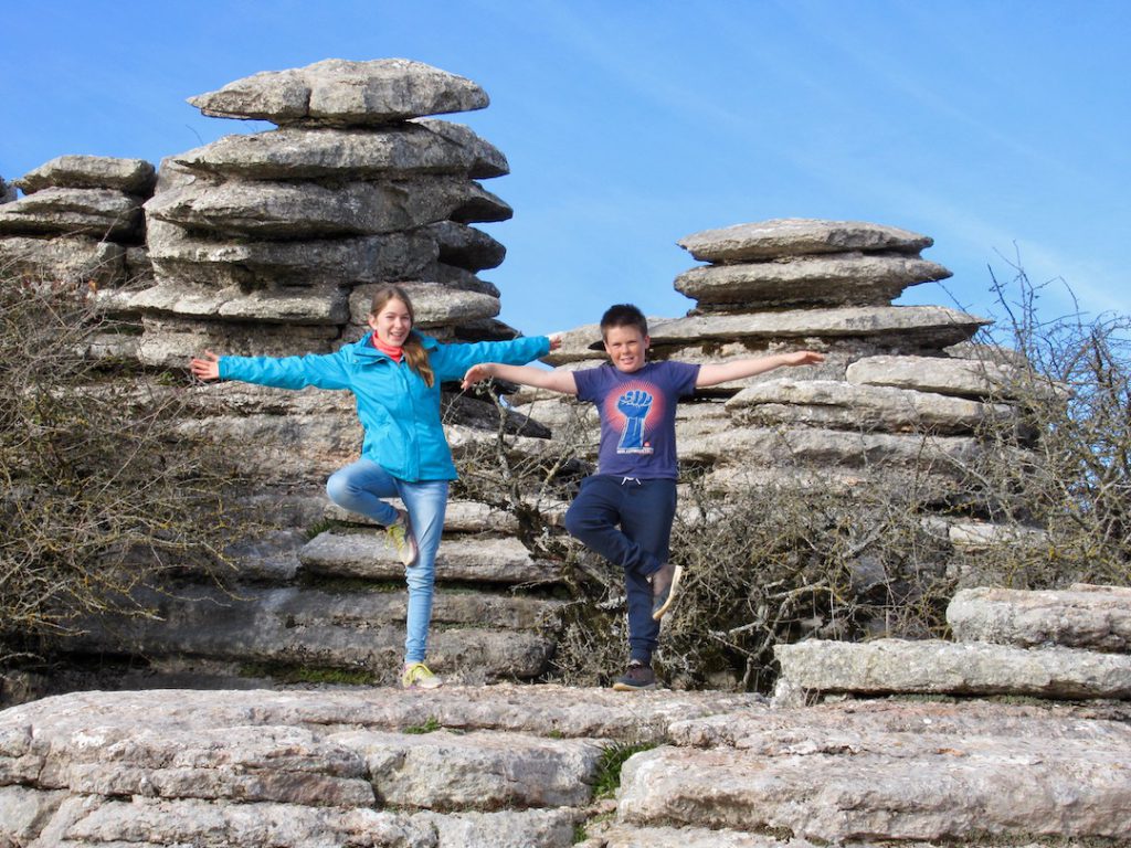 El Torcal met kinderen