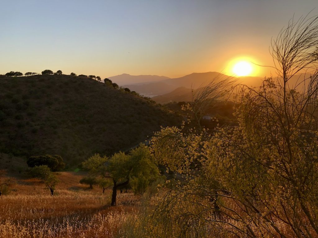 zonsondergang kijken in Andalusië met kinderen