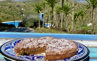 Spanish almond cake; a cake with a story