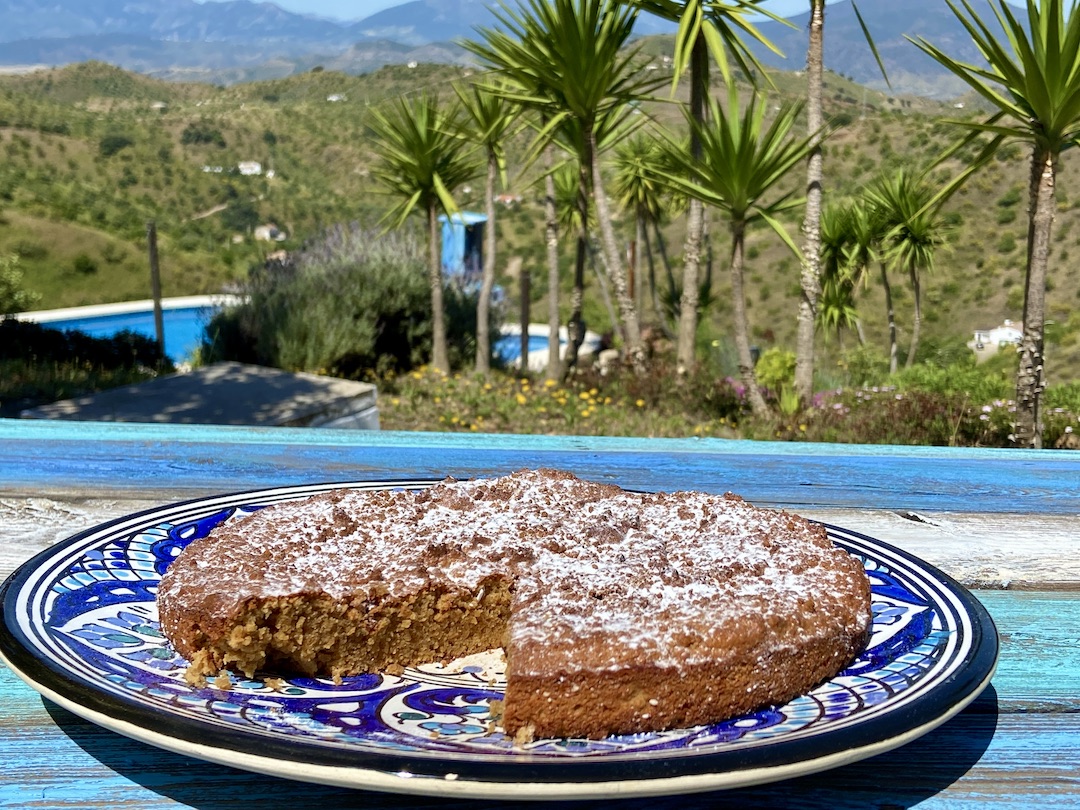 Spanish almond cake; a cake with a story
