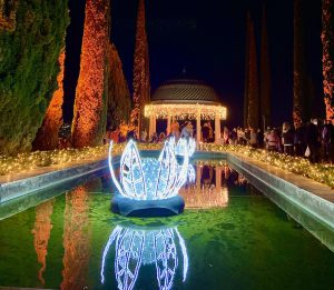 kerst in de botanische tuin in malaga