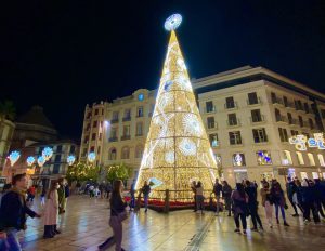 kerstsfeer in malaga