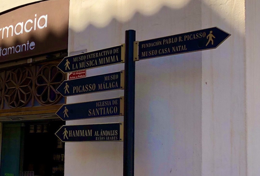 Picasso wandelroute in Málaga