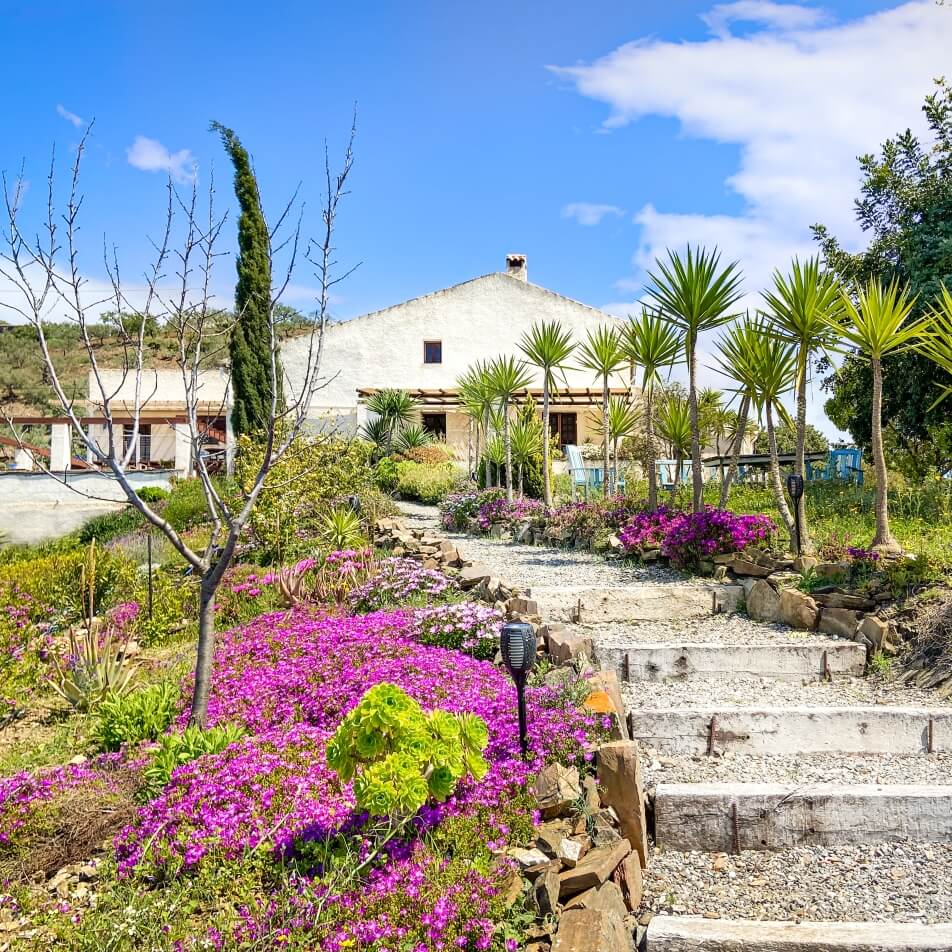 Spanish garden of Finca las Nuevas