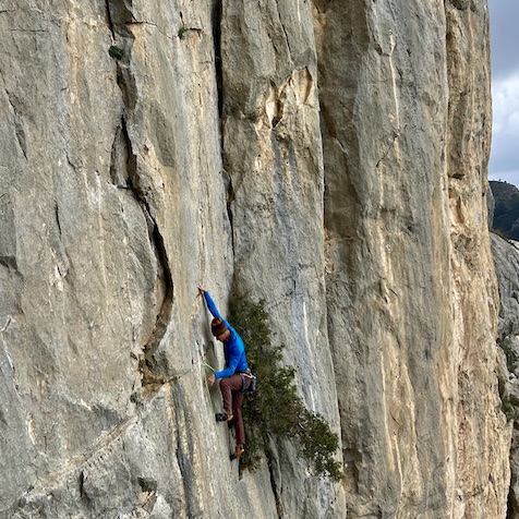 Escalada en roca en El Chorro