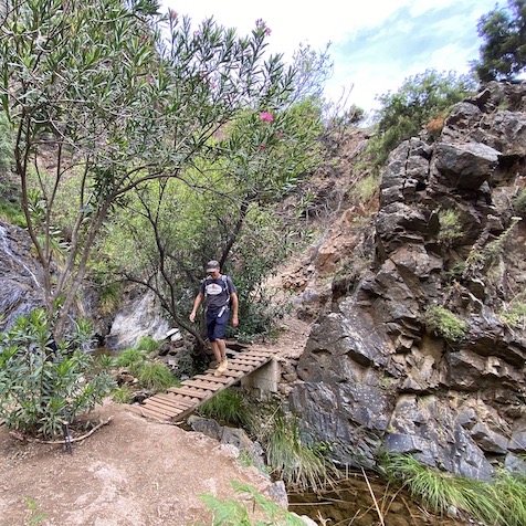 Waterfalls hike Sierra de las Nieves