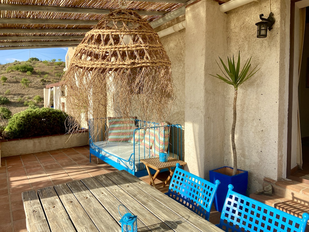 terrace Casa Carmen with daybed